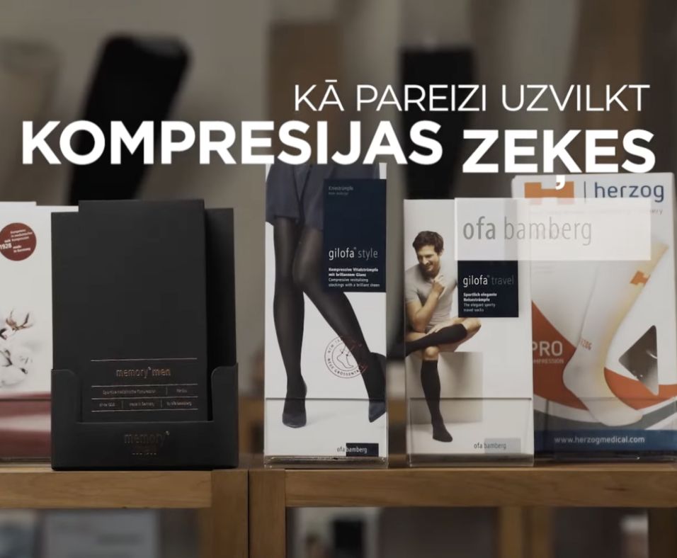 Kā pareizi uzvilkt kompresijas zeķes
