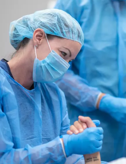 Coccygeal epithelial duct surgery